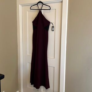VERA WANG SZ 14 Long Dress BNWT Burgandy Wine Color